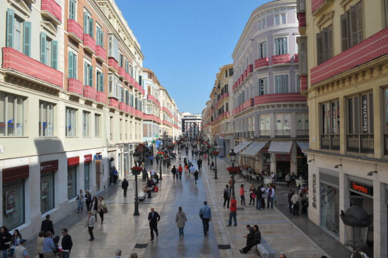 Ulica Larios w Maladze